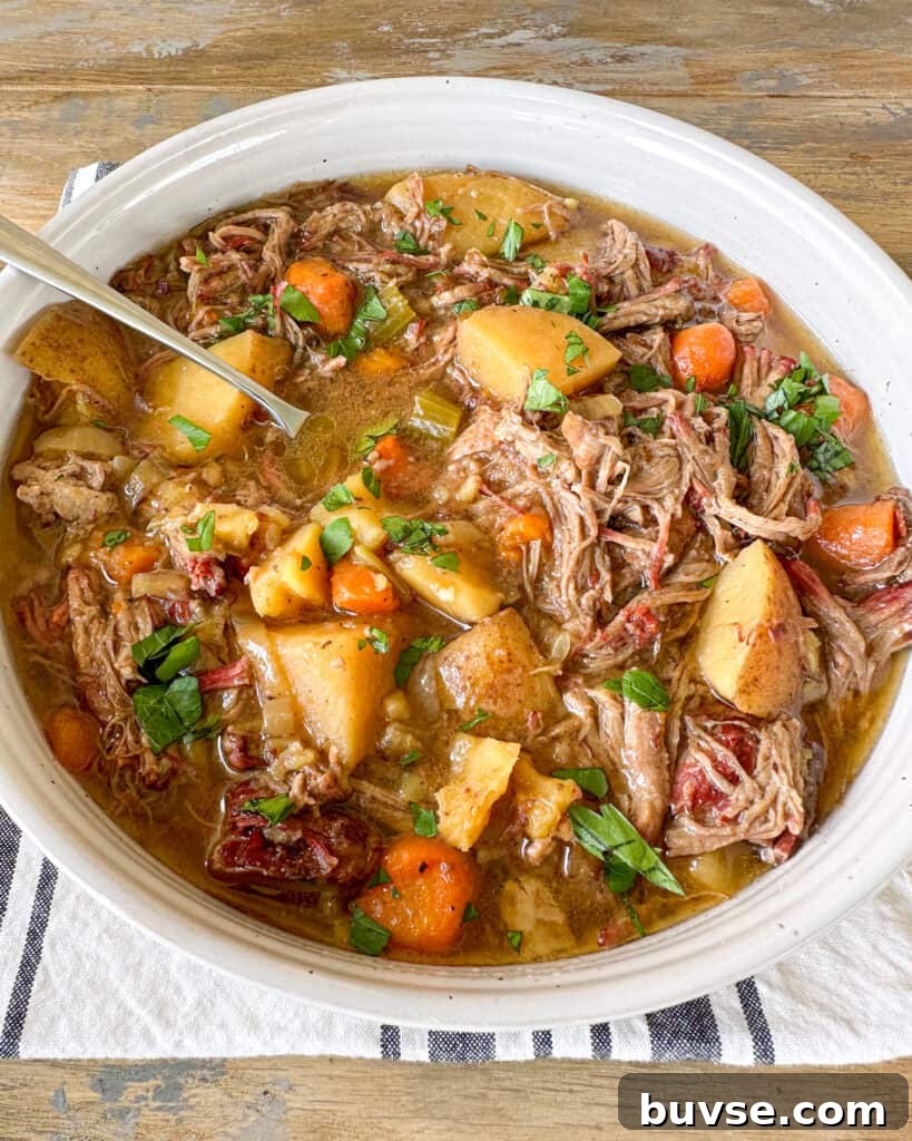 Smoked Mississippi pot roast on a plate