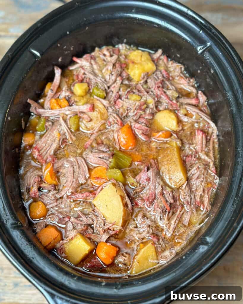 Shredded smoked Mississippi pot roast