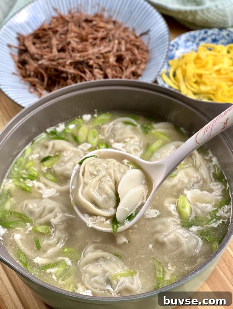 Bowl of tteok mandu guk