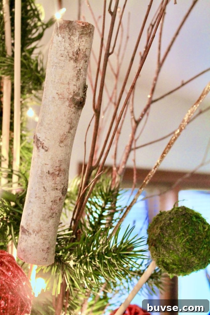 natural holiday bouquet topper