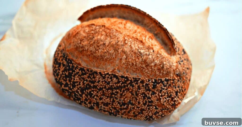 crusty bread made with dutch oven