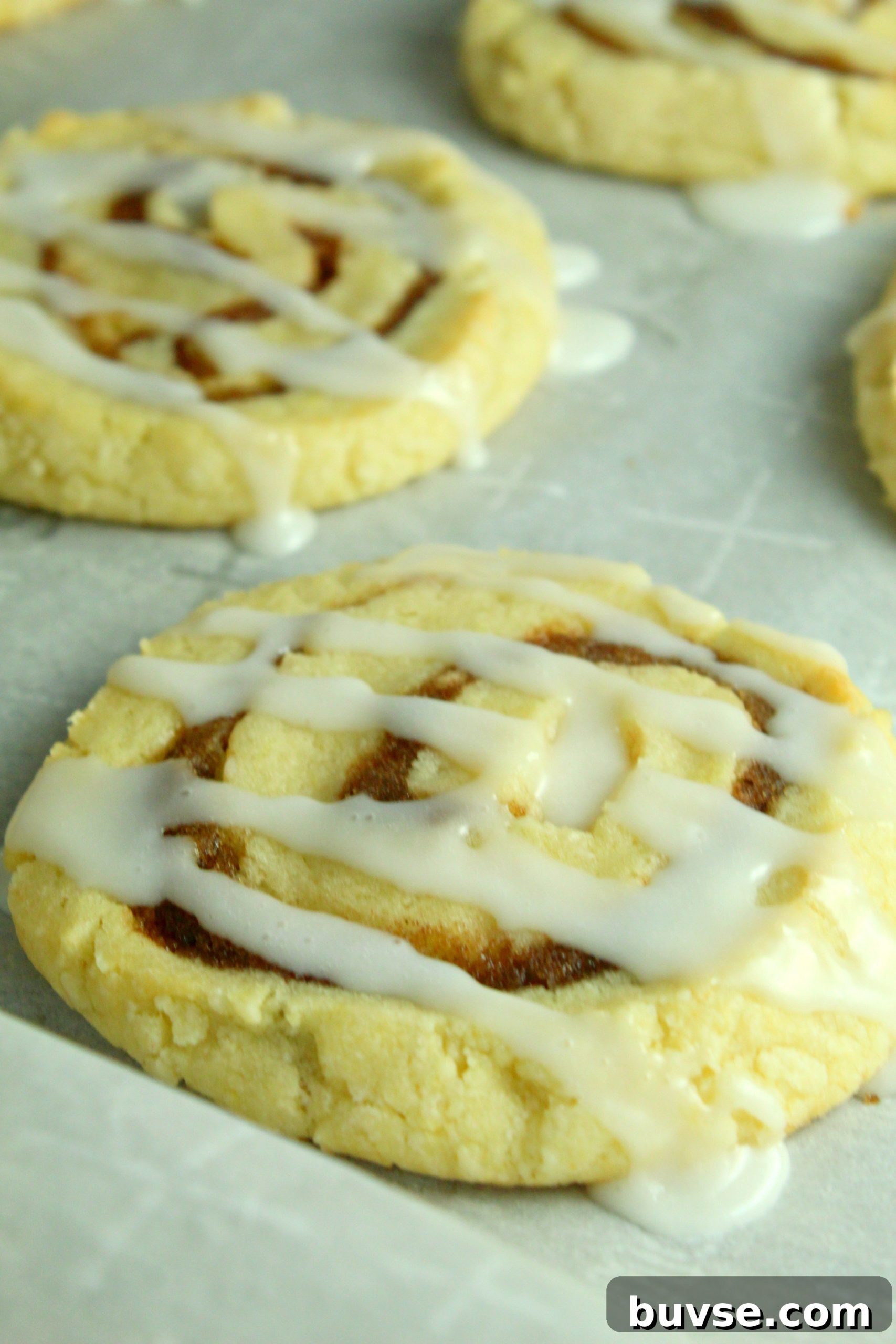 Decadent Cinnamon Roll Cookies Recipe with Cream Cheese Glaze 7 img 6718 6 scaled