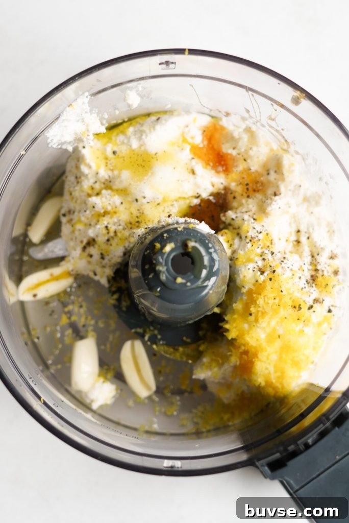 Whipped Ricotta Crostini with Honey and Lemon Zest 5 whipped ricotta ingredients in a food processor