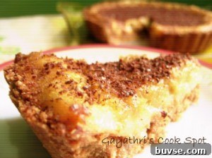 Pineapple pie with biscuit crust