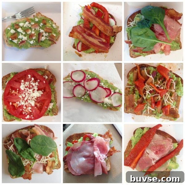 Avocado Toast Collage