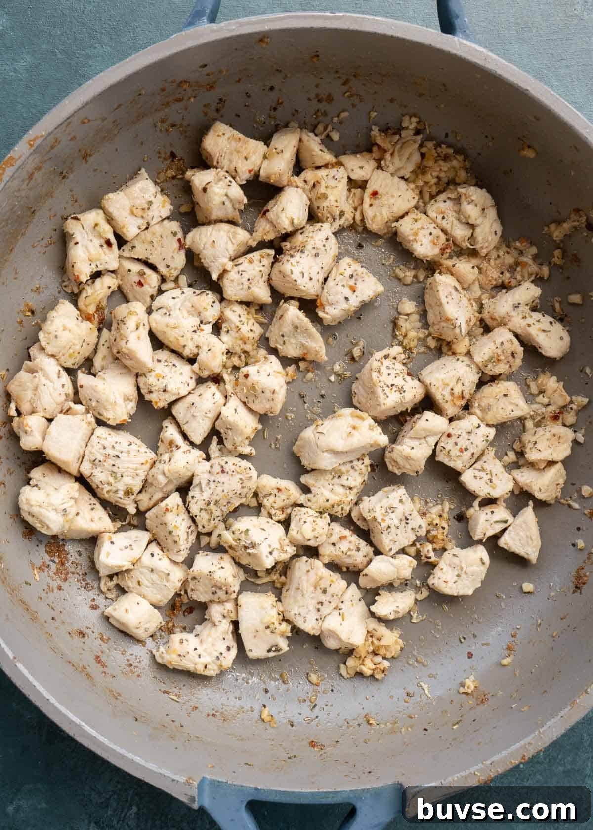 chicken in skillet