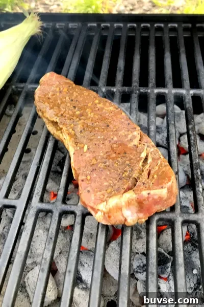 How to Grill the Perfect Steak Every Time 3 raw steak on the grill