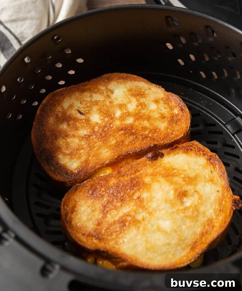 grilled cheese in the air fryer