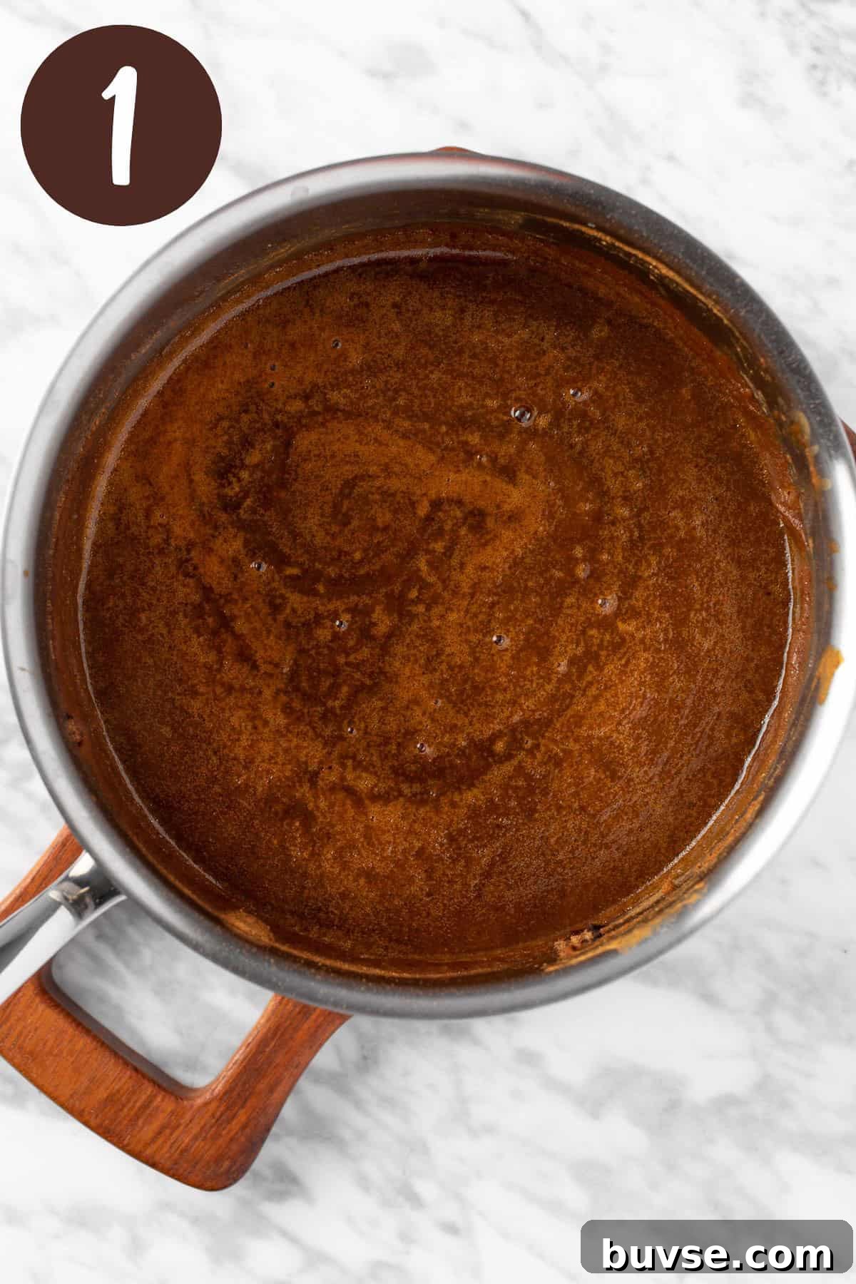Pumpkin Spice Espresso Martini Cocktail Recipe 5 A process photo illustrating step 1.