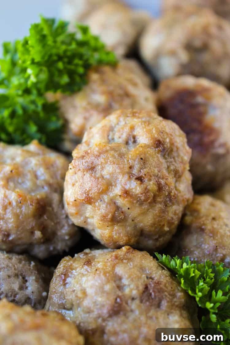 Easy Baked Meatballs