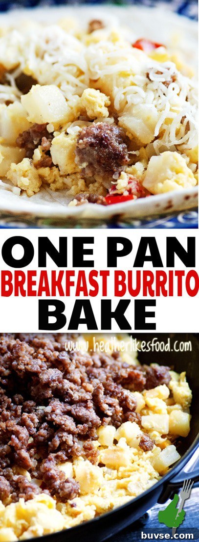 One Pan Breakfast Burrito Bake