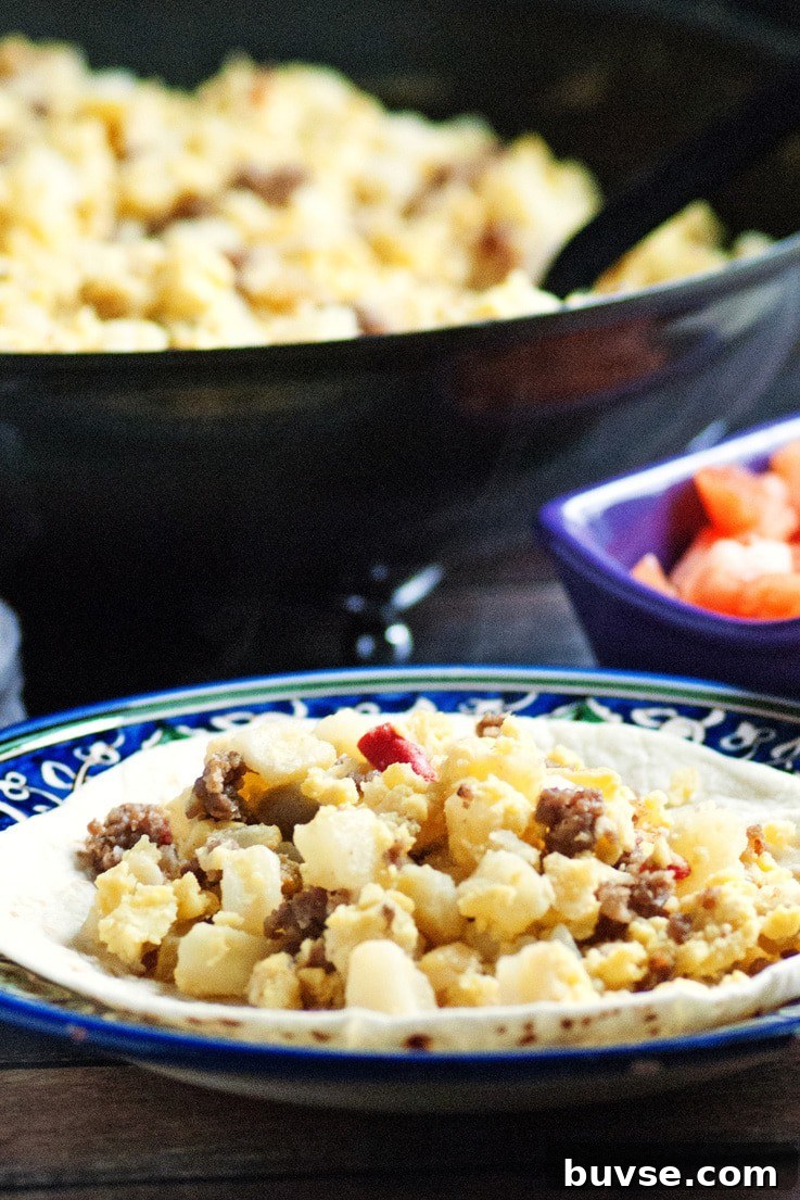 One Pan Breakfast Burrito Bake
