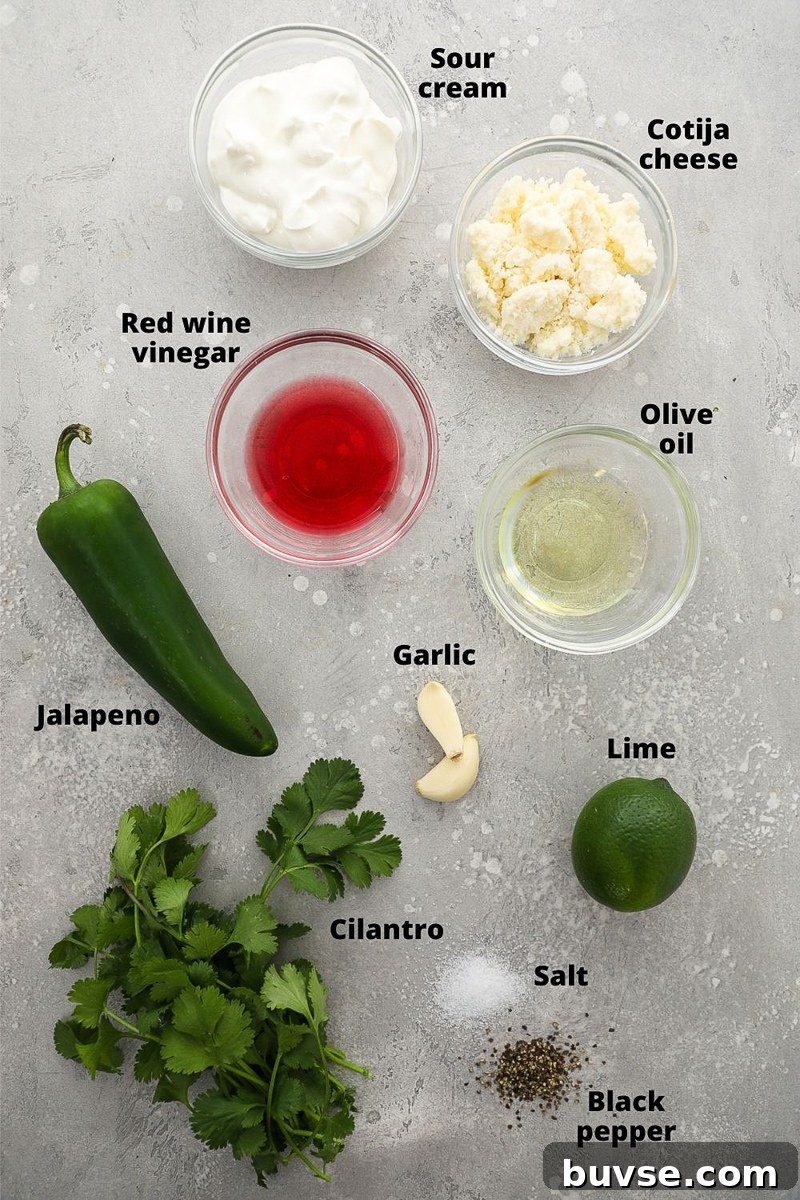 Authentic Peruvian Aji Verde Green Sauce Recipe 3 Ingredients used to make Peruvian green sauce (Aji Verde)