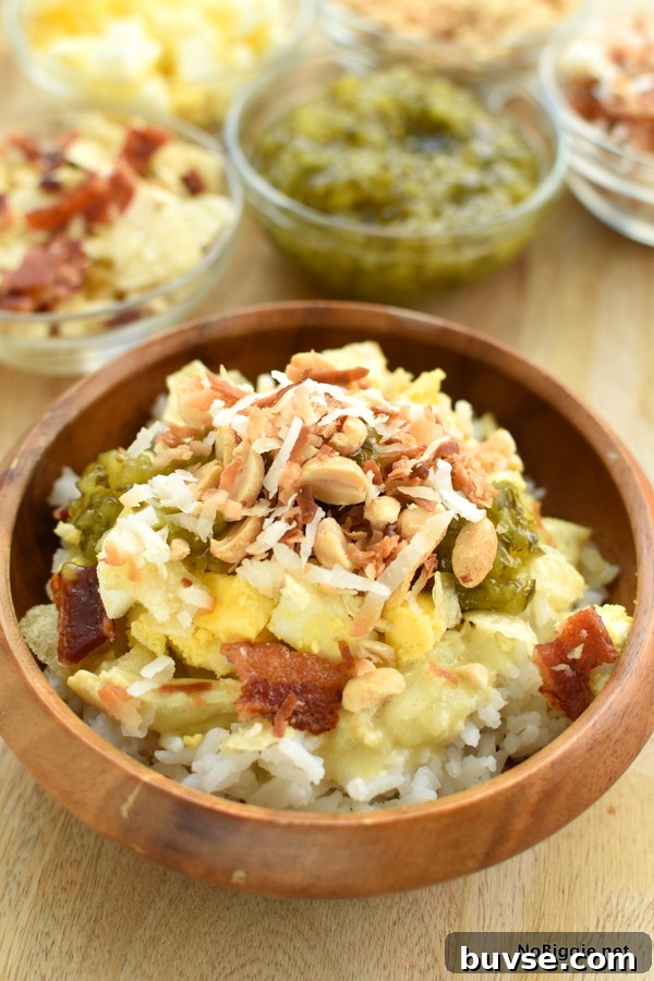 Chicken Curry with all the toppings!