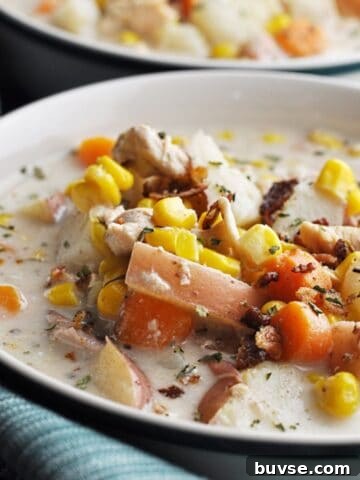 Chicken and corn soup