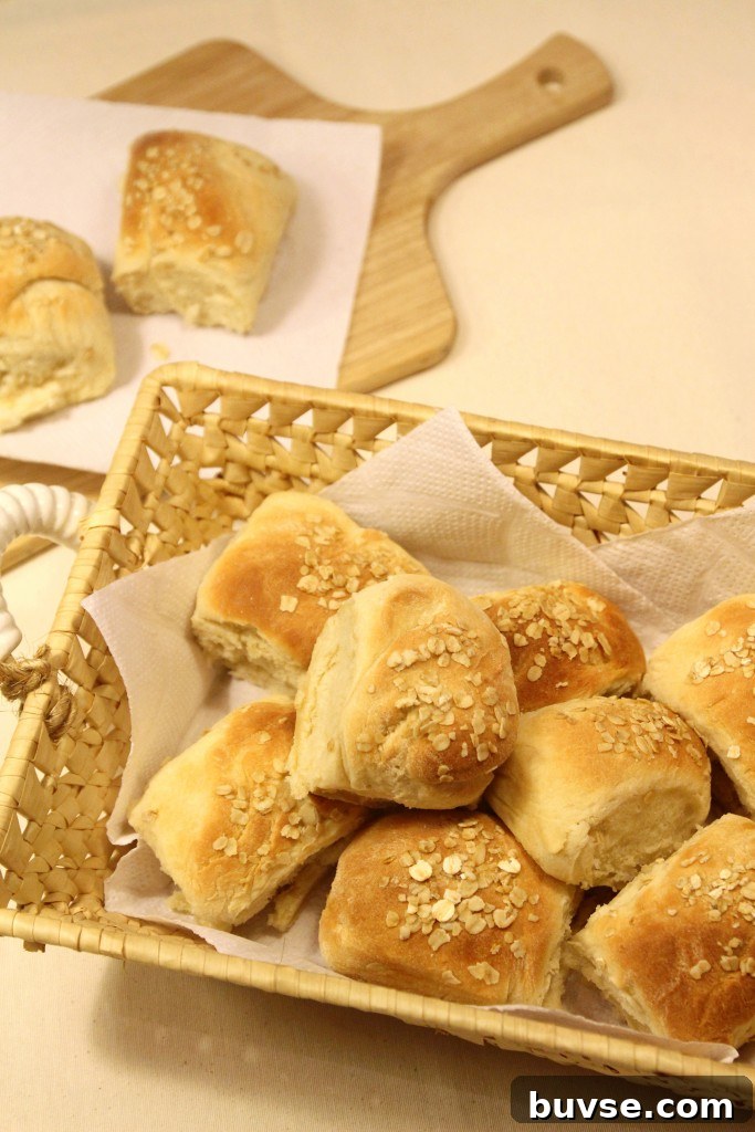 Easy Oat Bread Rolls9