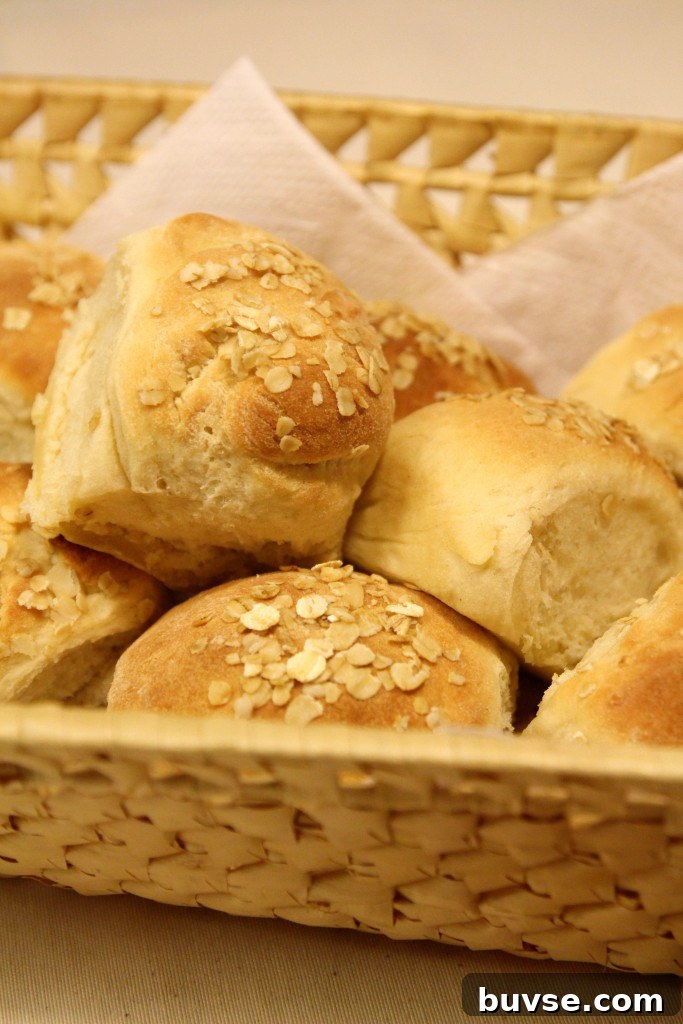 Easy Oat Bread Rolls7
